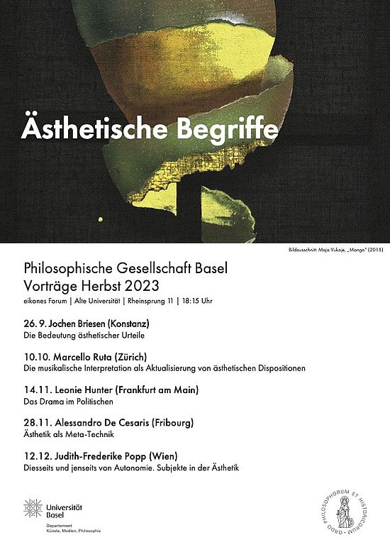 Programm Philosophische Gesellschaft